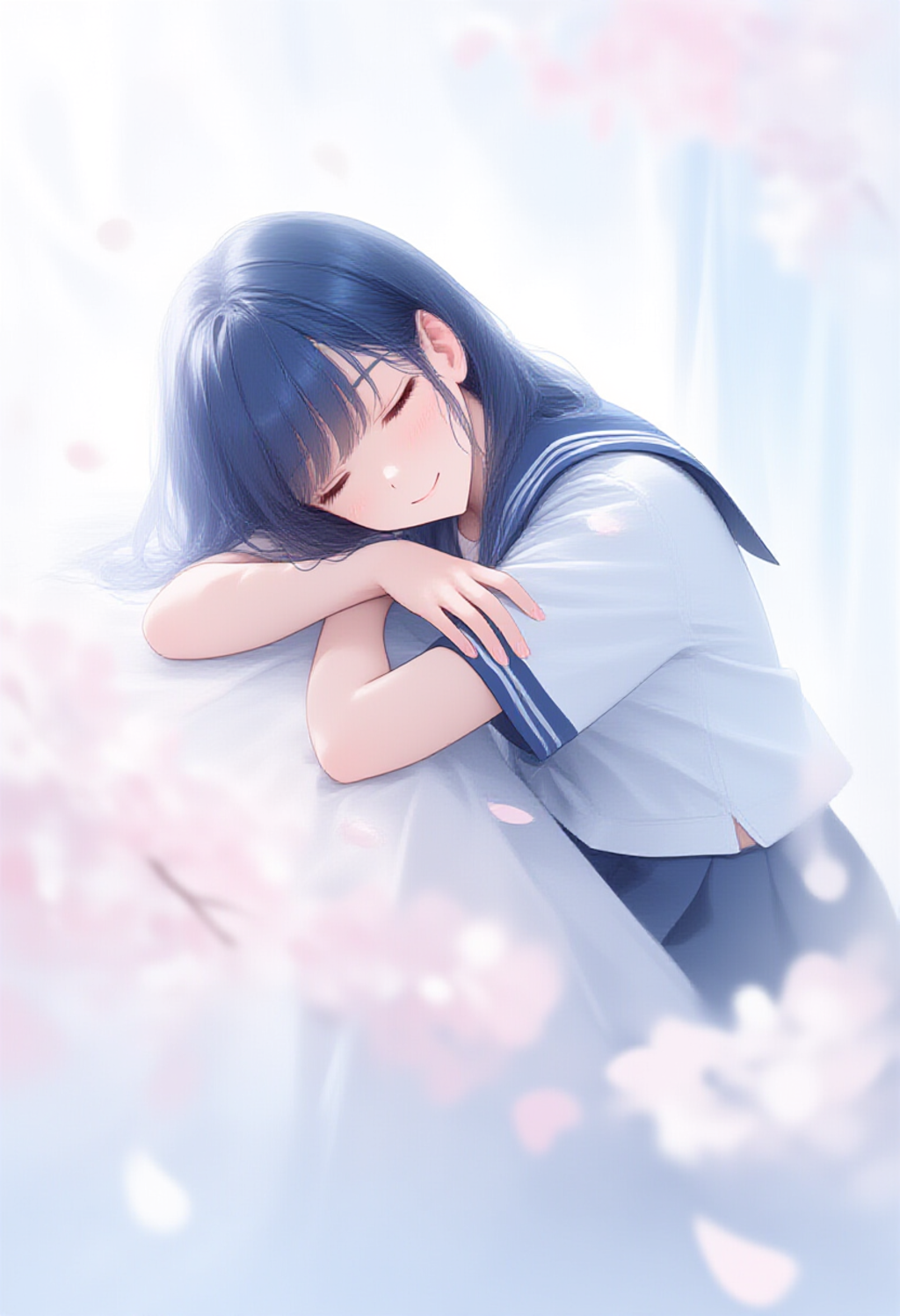 うたた寝の微笑