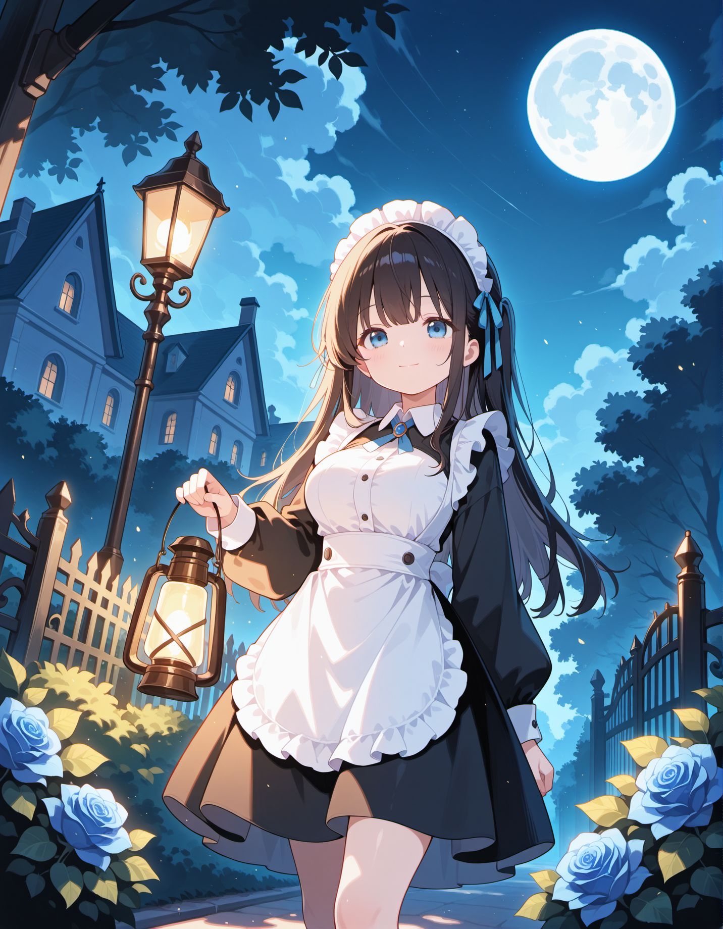 見廻りメイドさん | の人気AIイラスト・グラビア