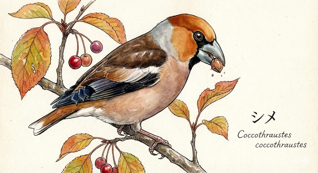 鳥(水彩画)(Gemini)(34)