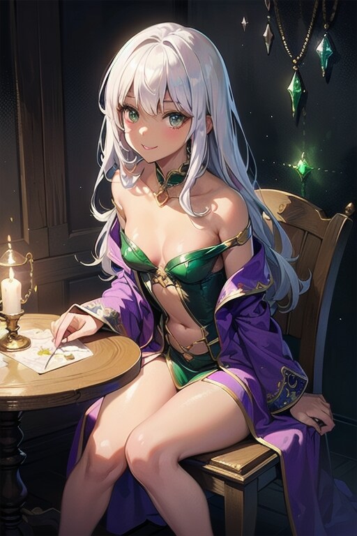 銀髪の魔法使い