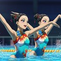 シンクロ美少女　デュエット演技⑦ 10枚目