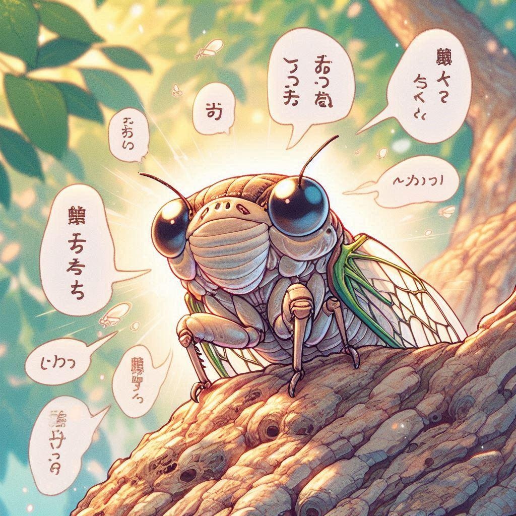 蝉の声を聴いてみた