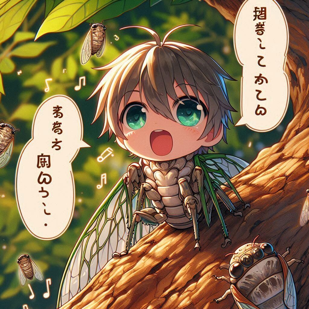 蝉の声を聴いてみた