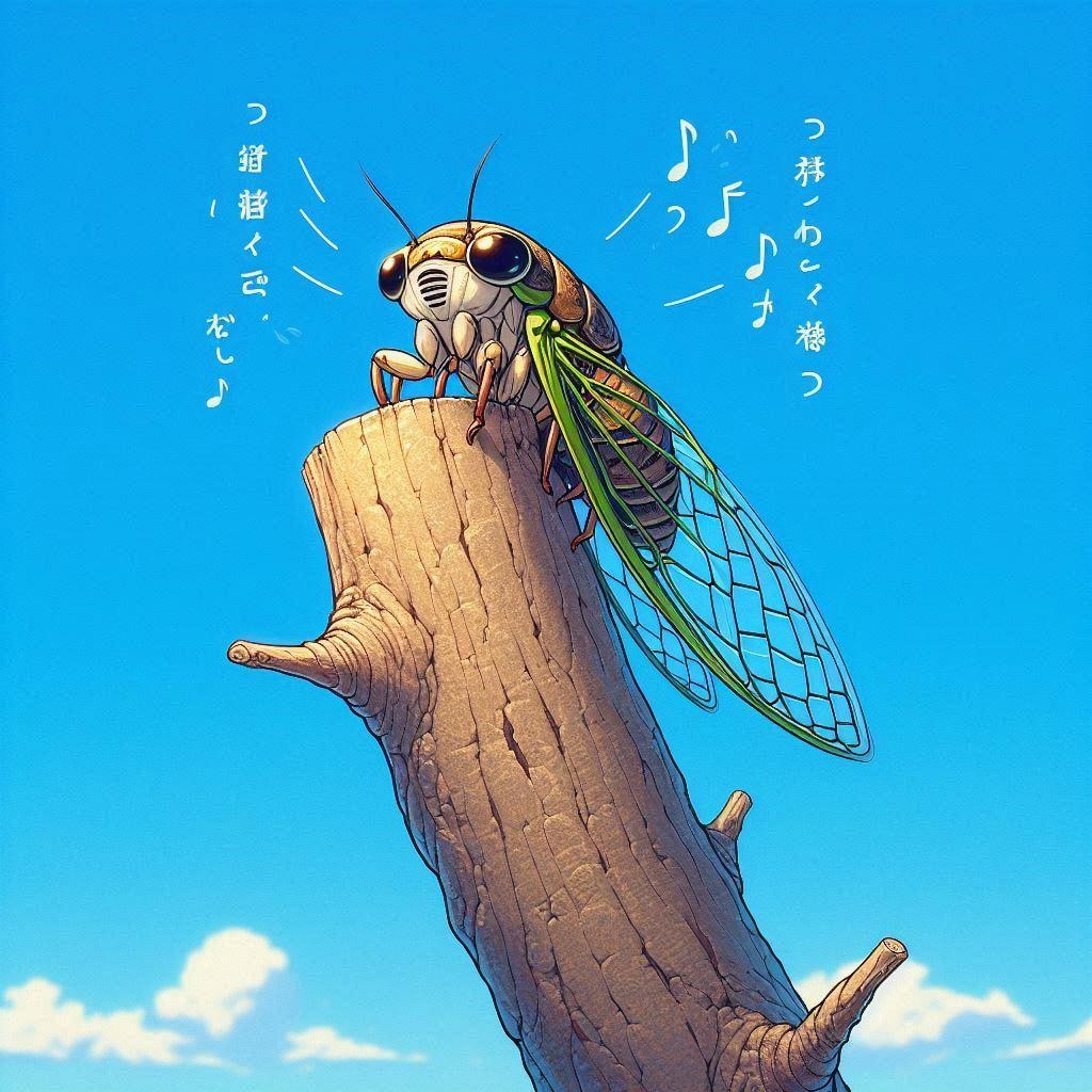 蝉の声を聴いてみた
