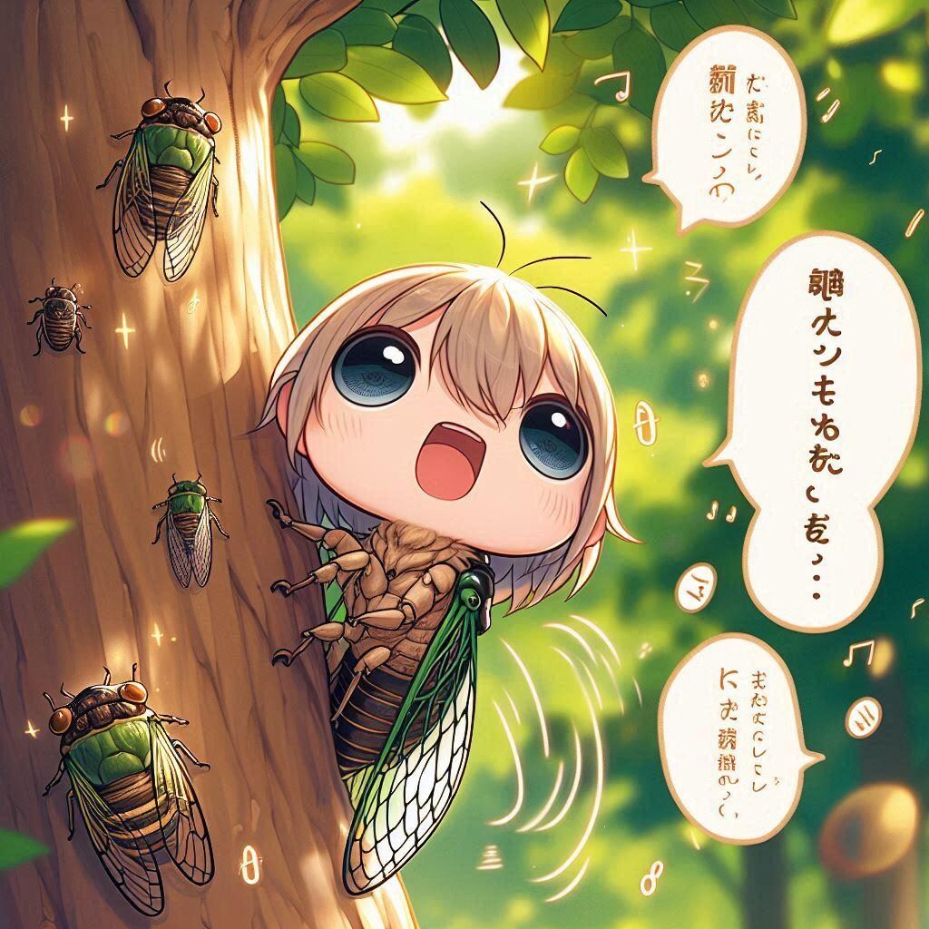 蝉の声を聴いてみた