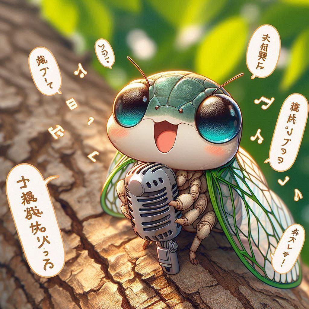 蝉の声を聴いてみた