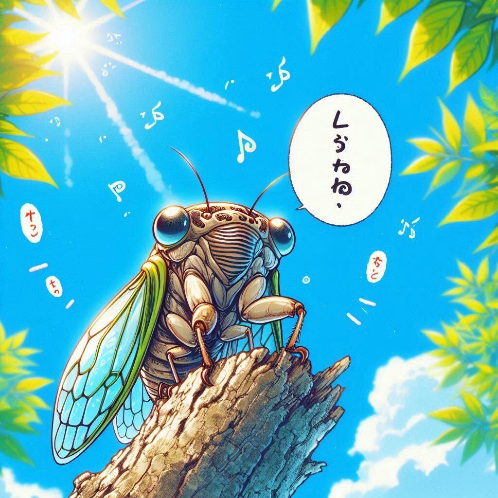 蝉の声を聴いてみた