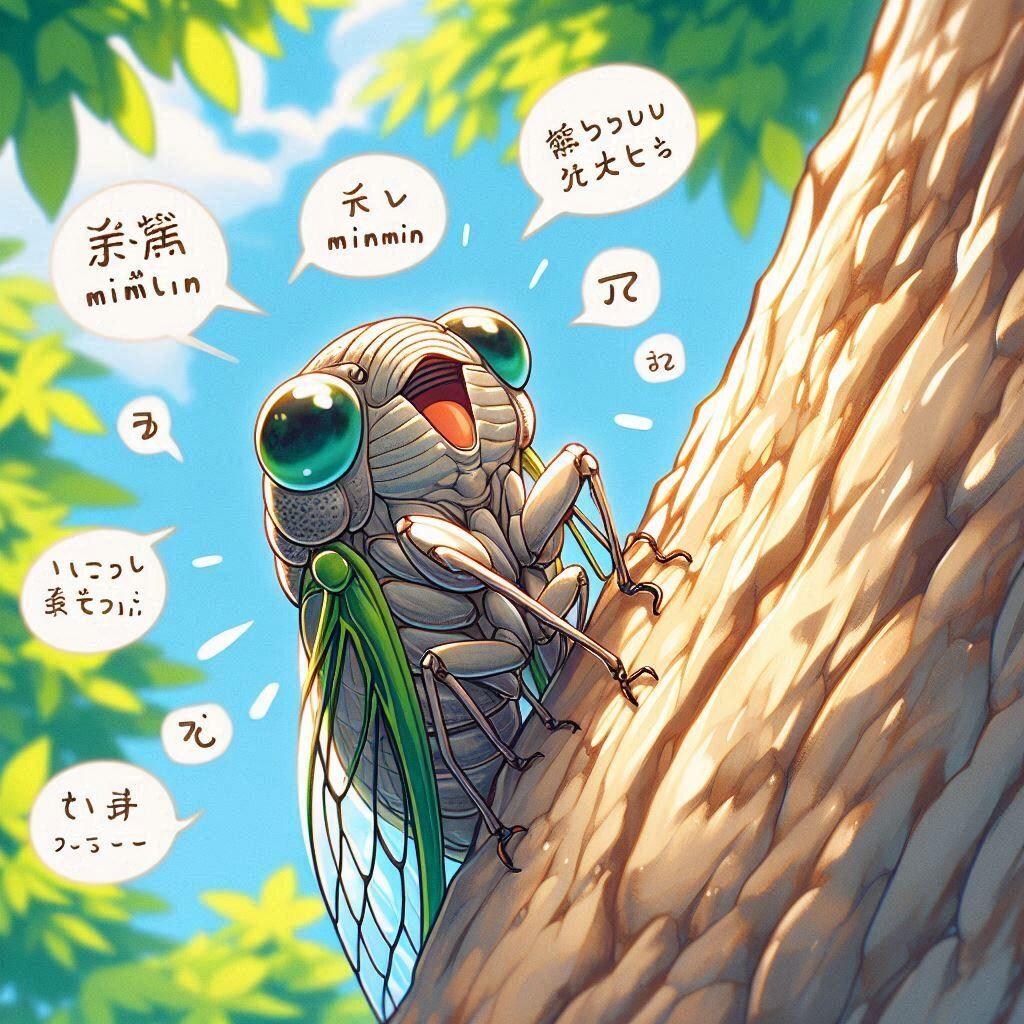 蝉の声を聴いてみた