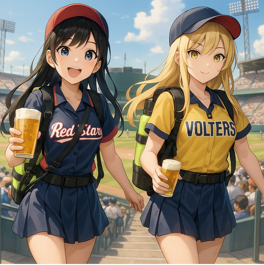 球場の天使たち | の人気AIイラスト・グラビア