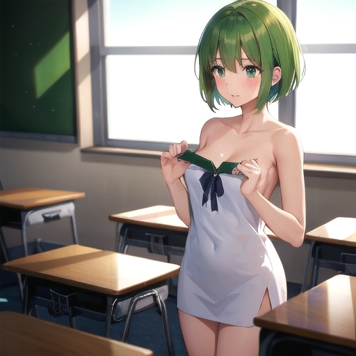 リボン外して脱ごうっと…