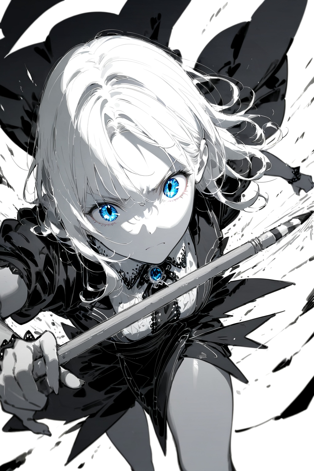 この筆で〇す！ | の人気AIイラスト・グラビア