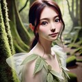 屋久島の森に棲む妖精（DALLE） 2枚目