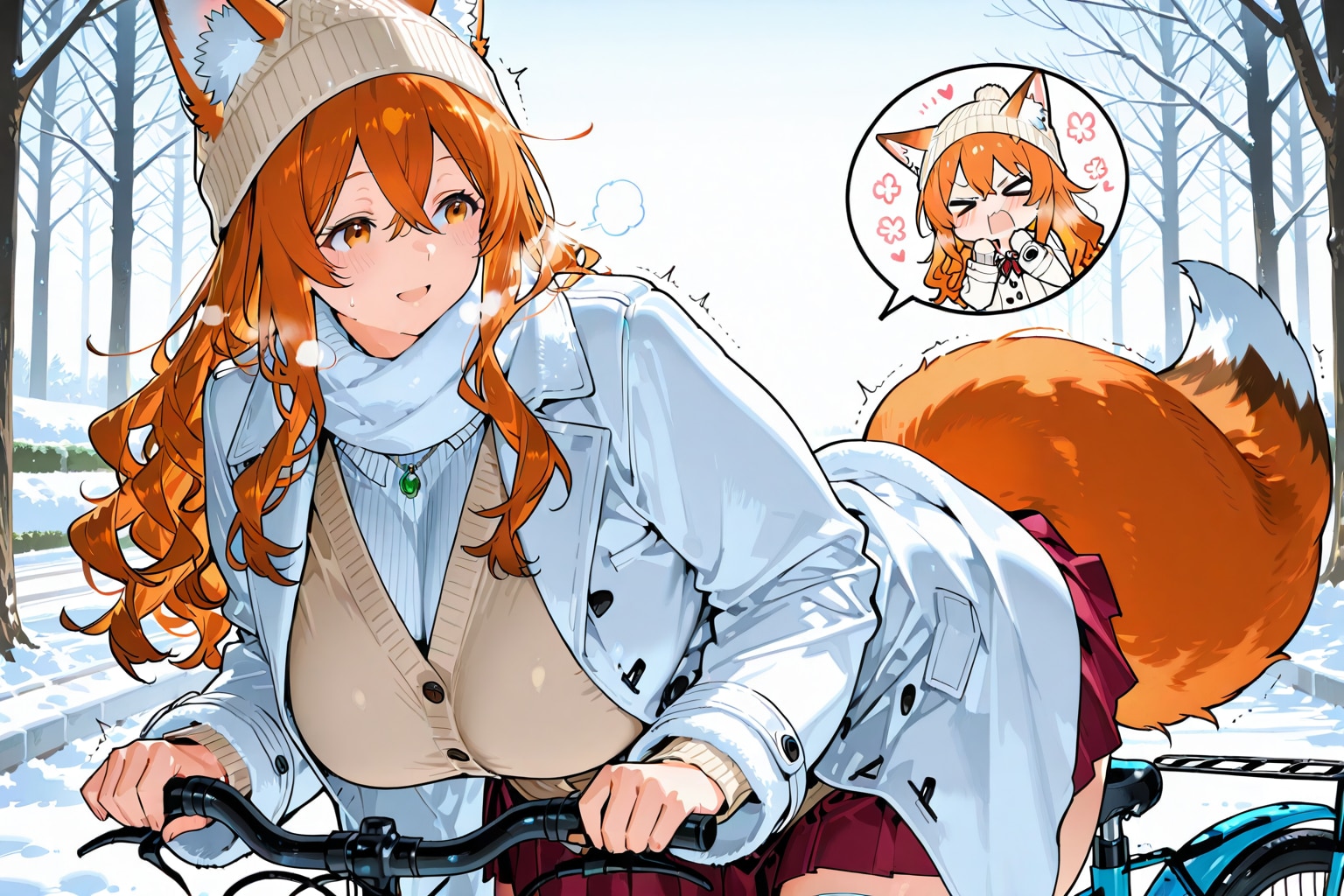 やせ我慢するムチギツネ | の人気AIイラスト・グラビア