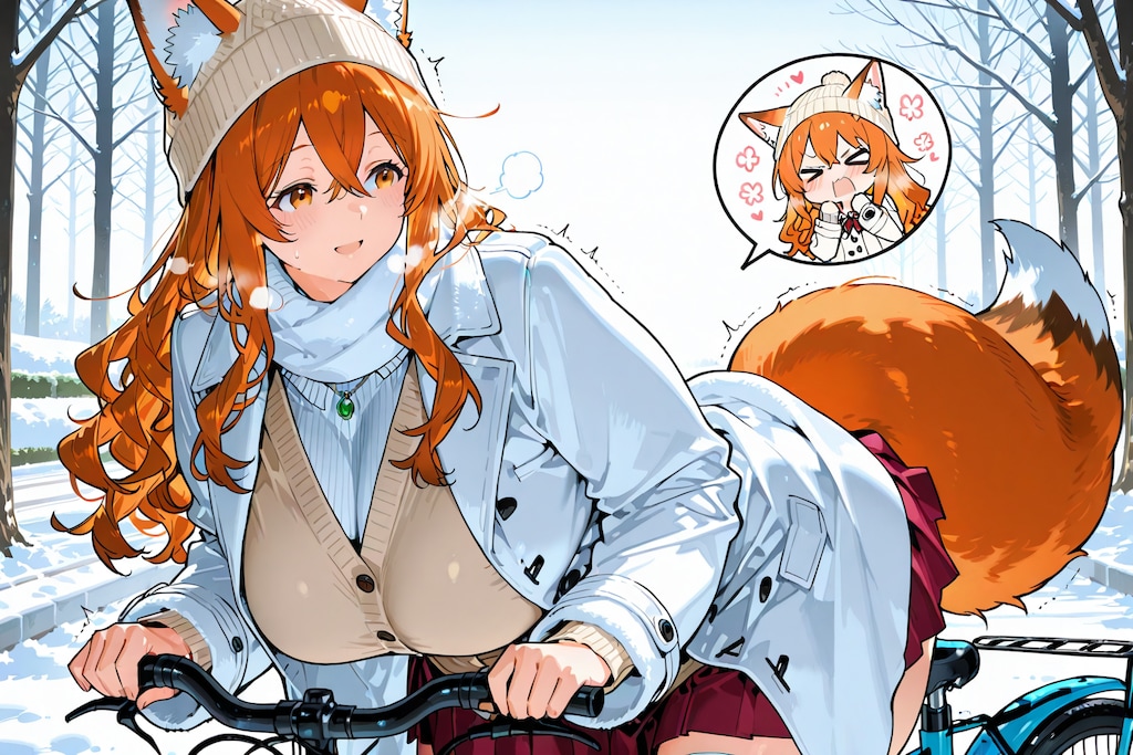 やせ我慢するムチギツネ