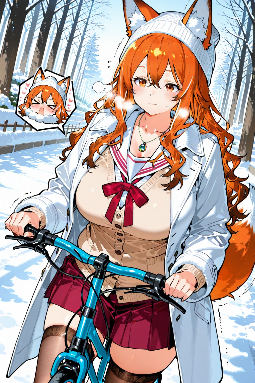 やせ我慢するムチギツネ