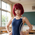 競泳水着女装 8枚目
