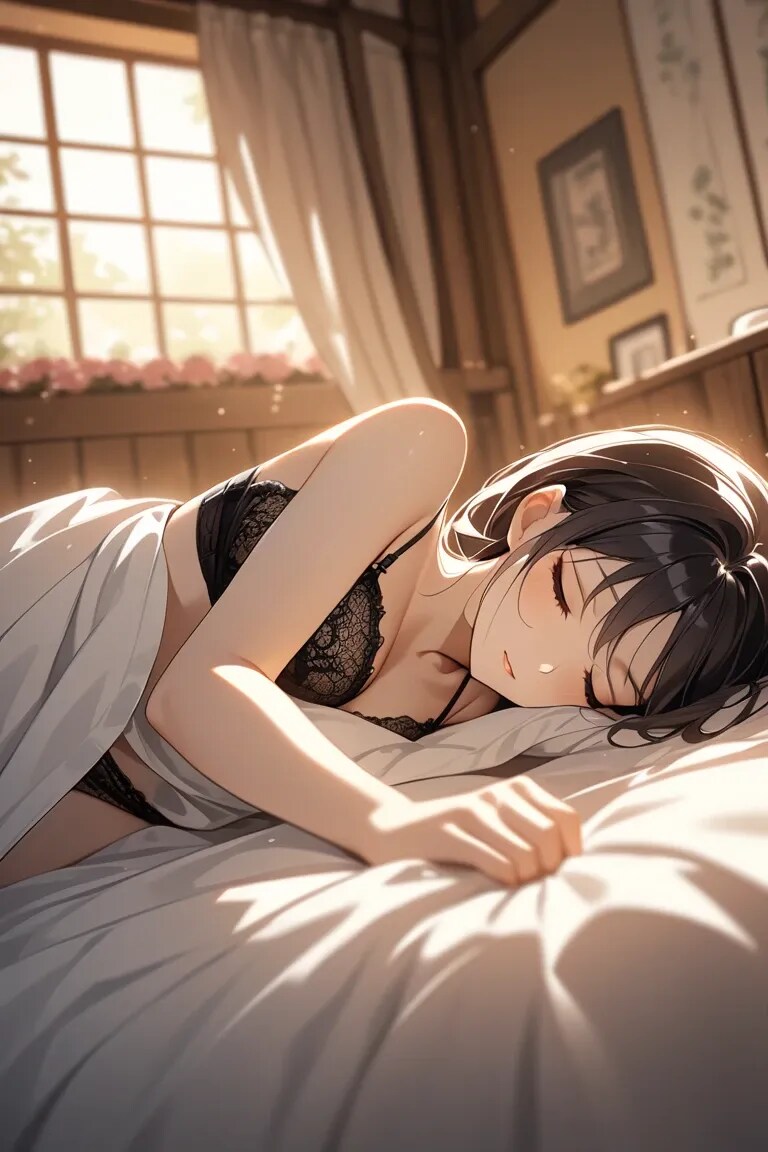 寝顔美人