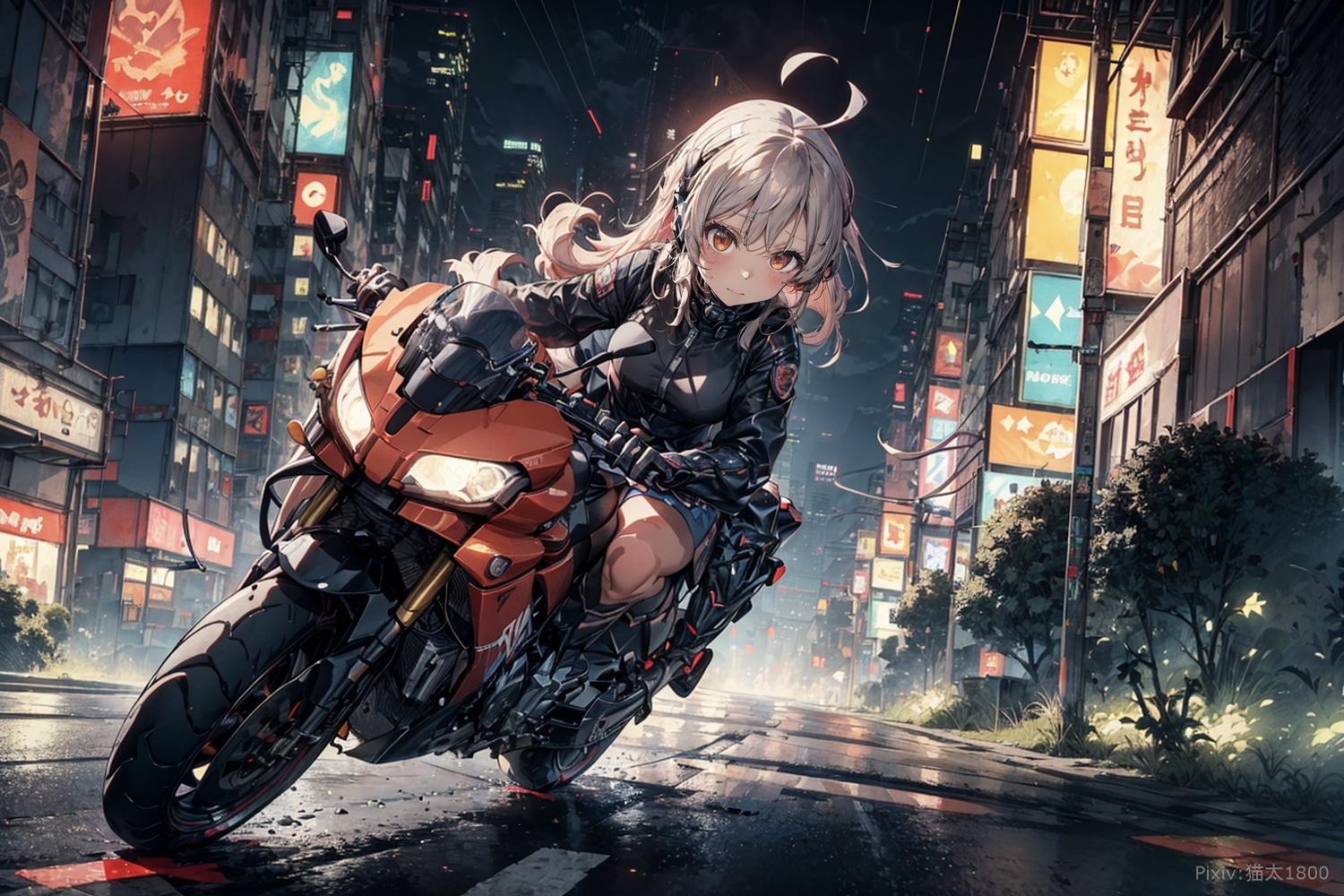 【おにまい】2輪最速少女　緒山まひろ