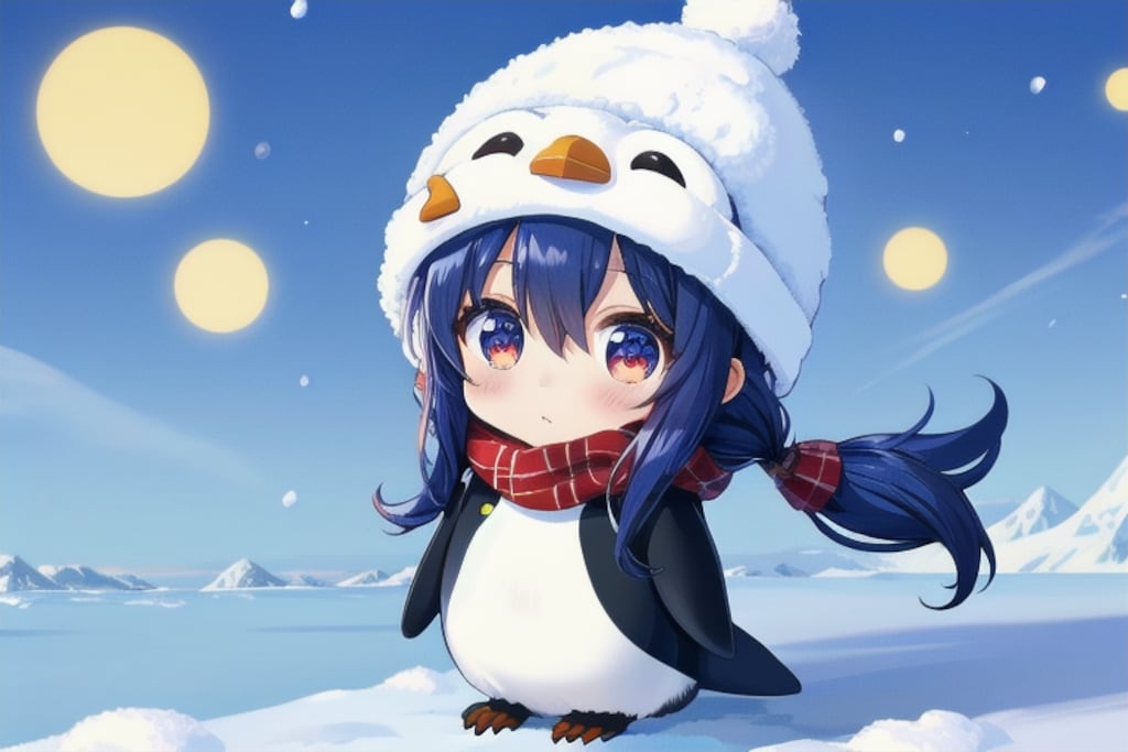 暑すぎるのでペンギンガール