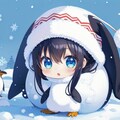 暑すぎるのでペンギンガール 2枚目
