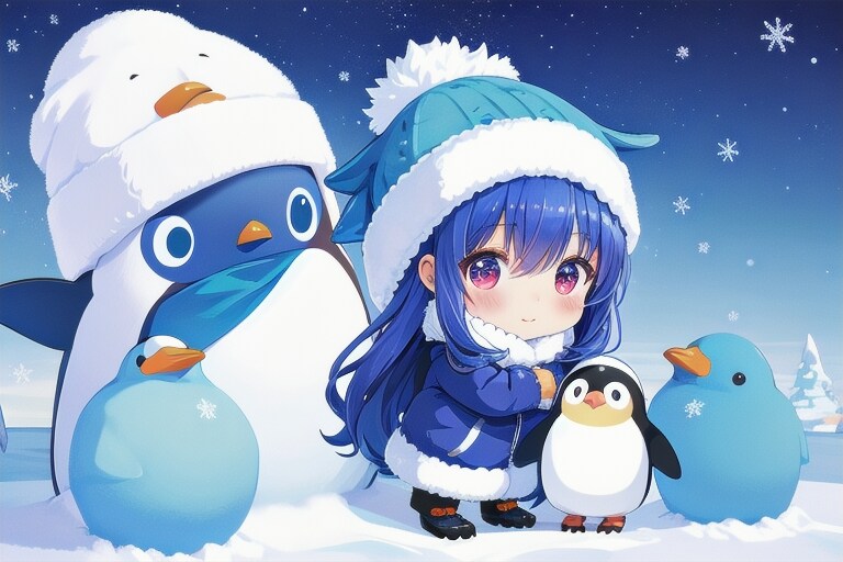 暑すぎるのでペンギンガール