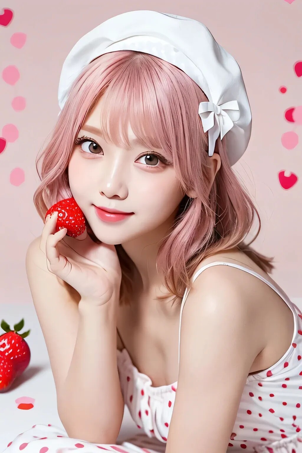 いちご牛乳 | の人気AIイラスト・グラビア