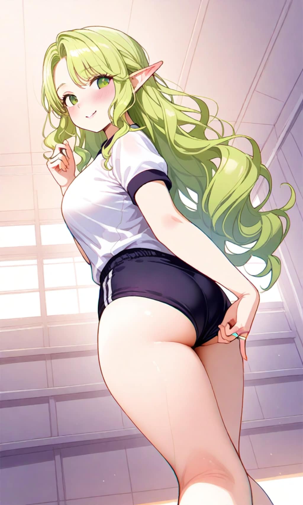 ミザリィさんのブルマのヒップライン