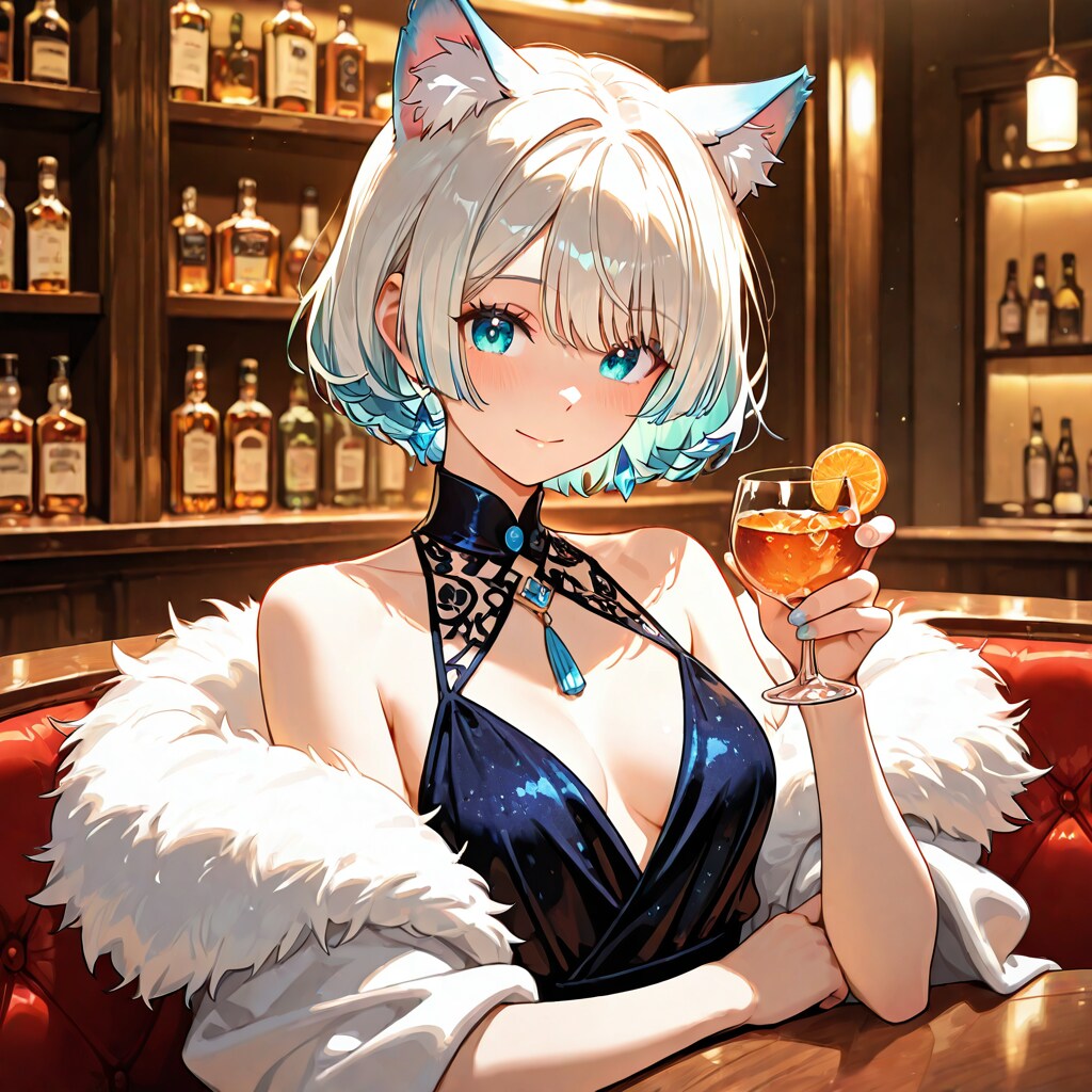 琥珀の夜、猫が秘めた静かな熱