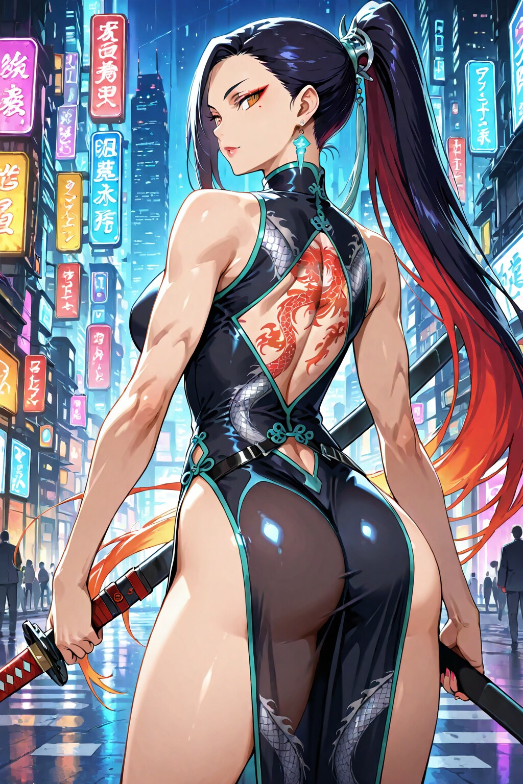 🐲 黒龍会：武力行使部門・筆頭執行官 【黒刃の執行官】ラン（蘭 / Ran）