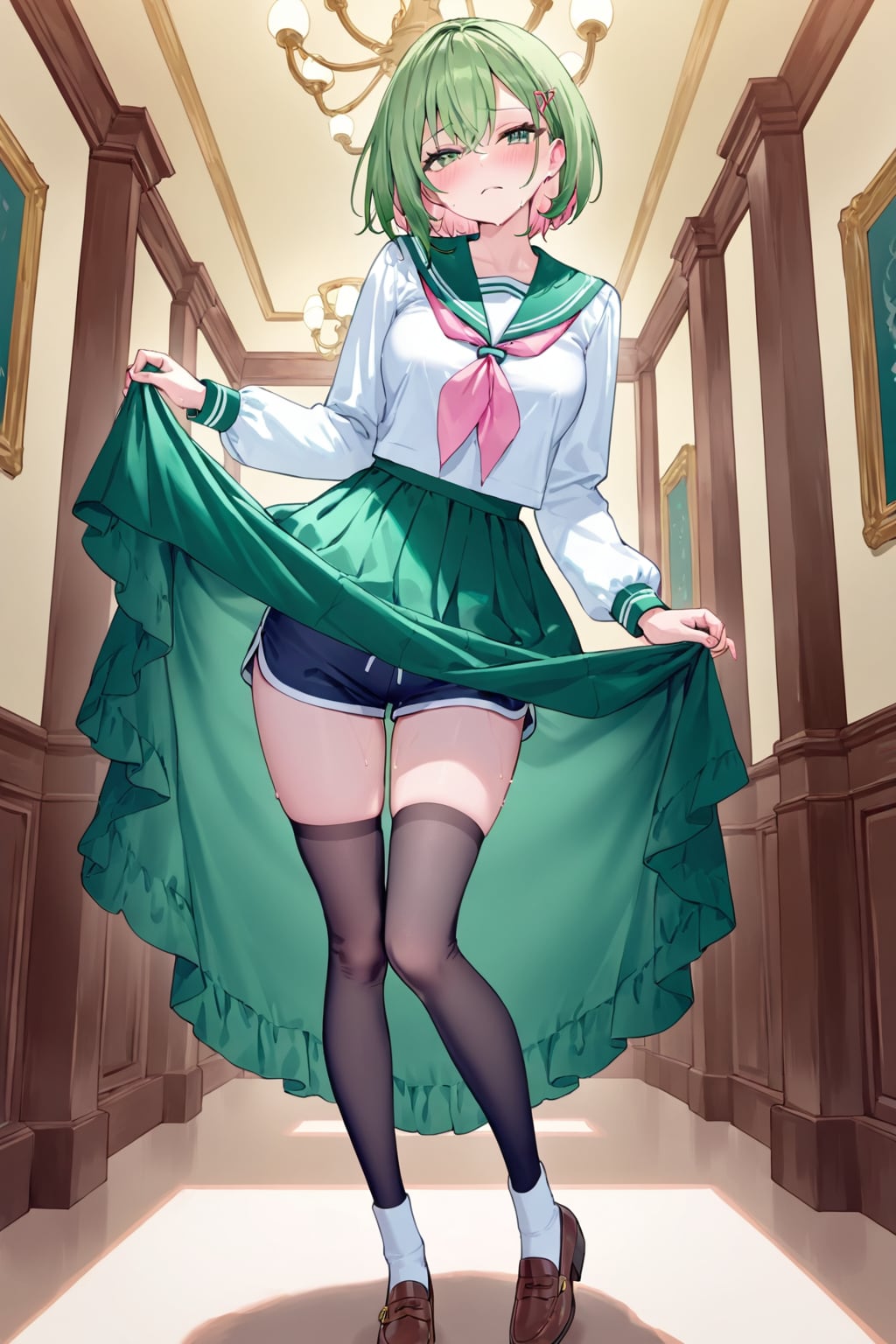 Eri's skirt lift