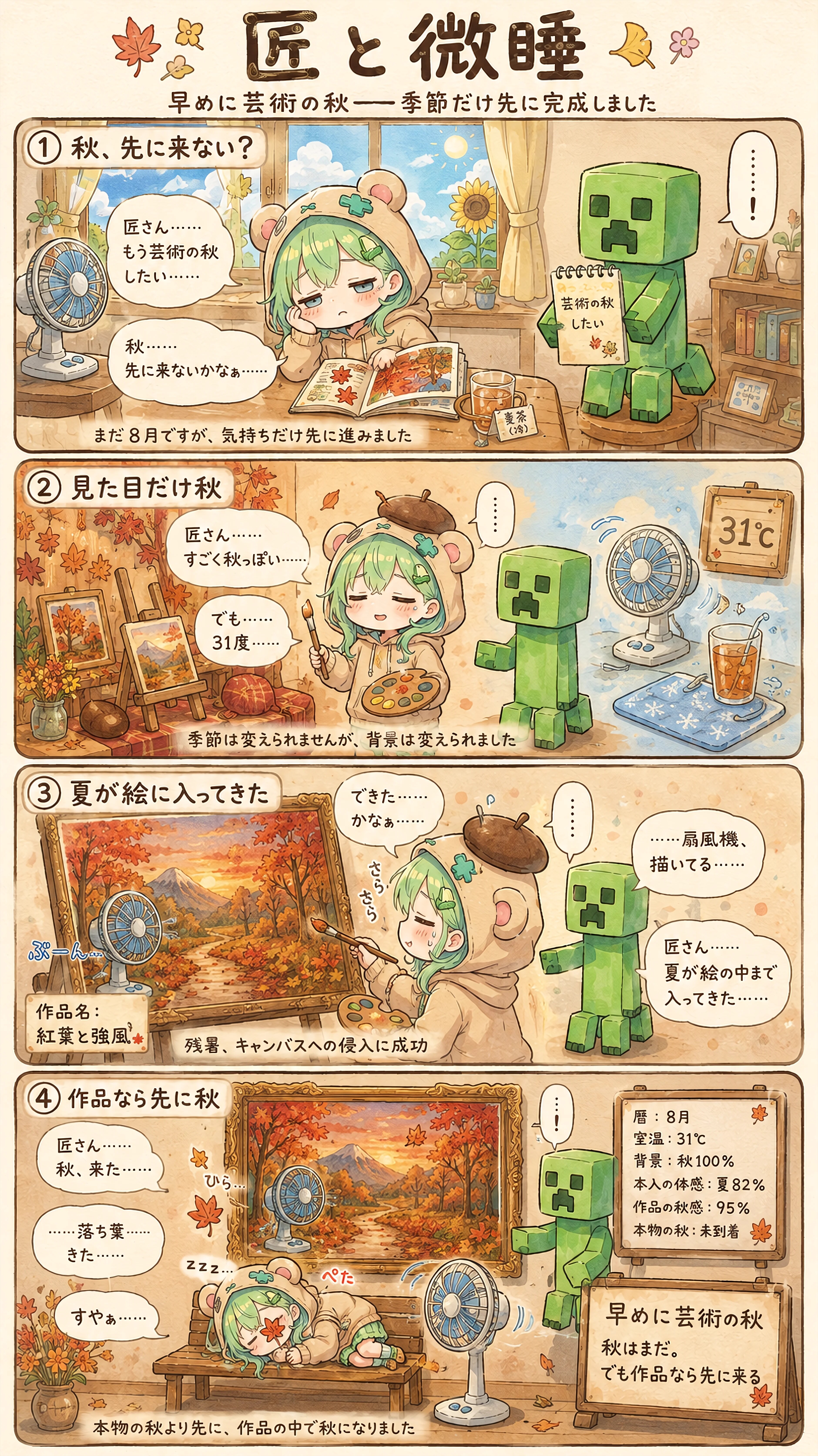 Autumn Arrived on Canvas First | の人気AIイラスト・グラビア