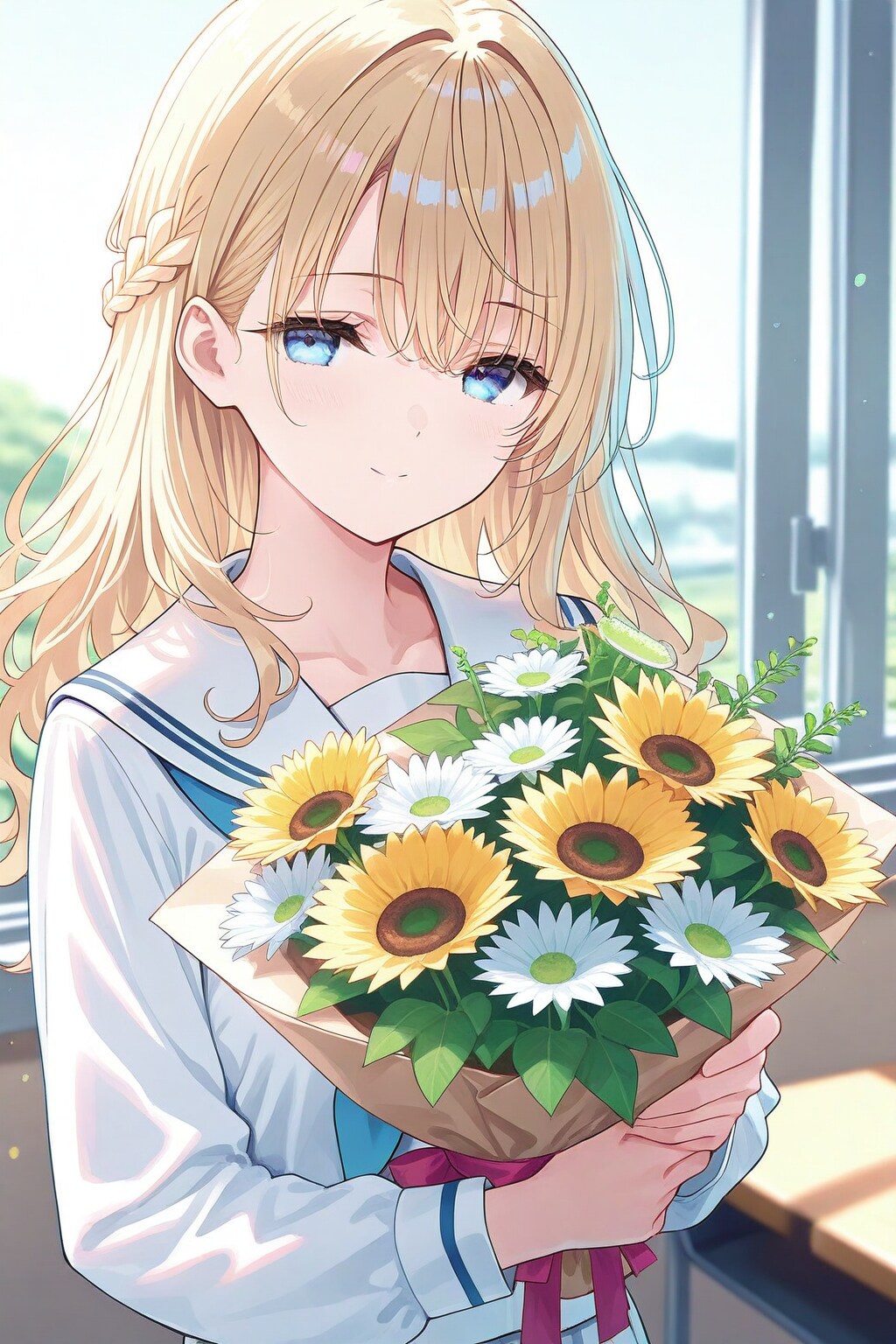 花束を贈る | の人気AIイラスト・グラビア