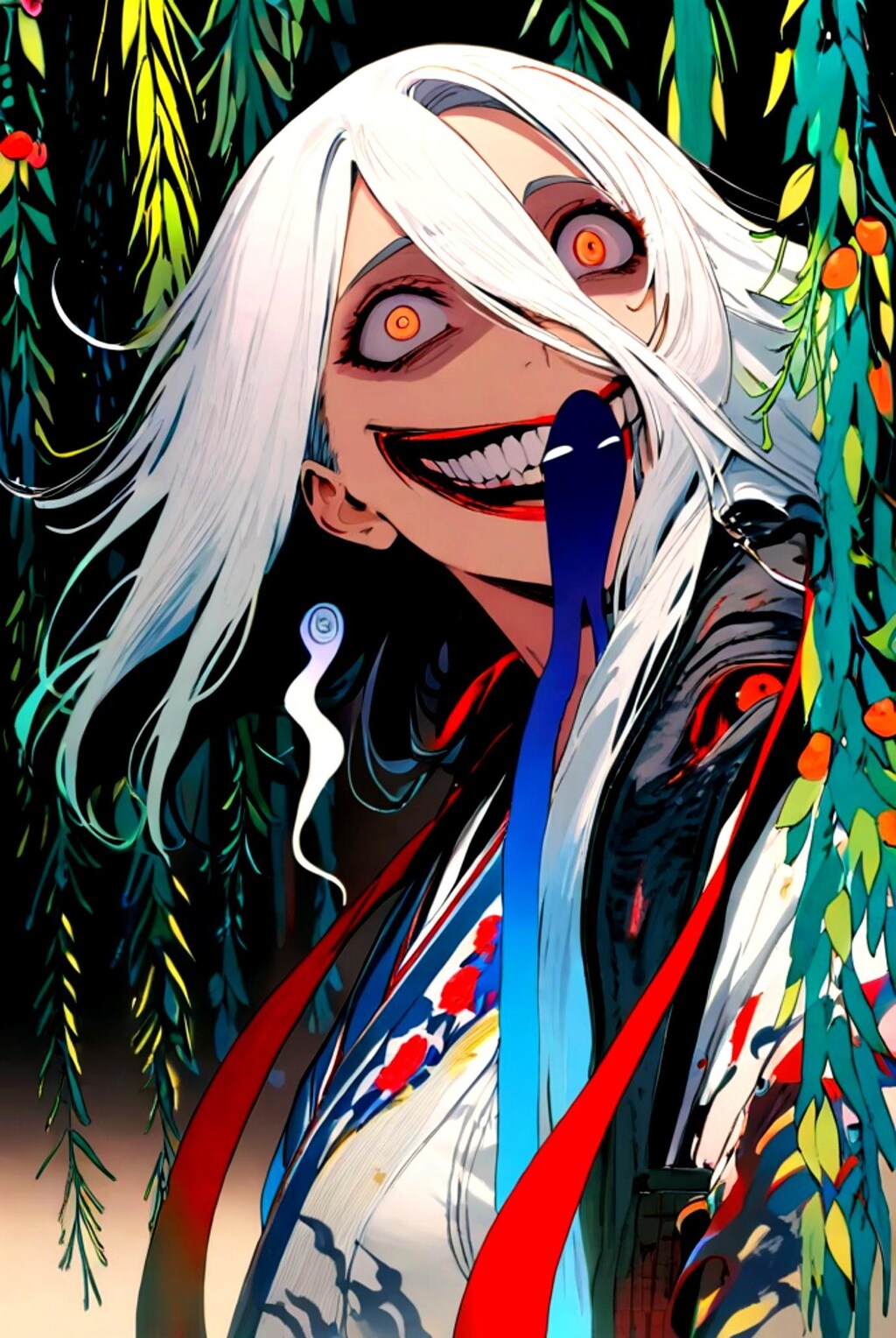 ホラーな白髪ちゃん