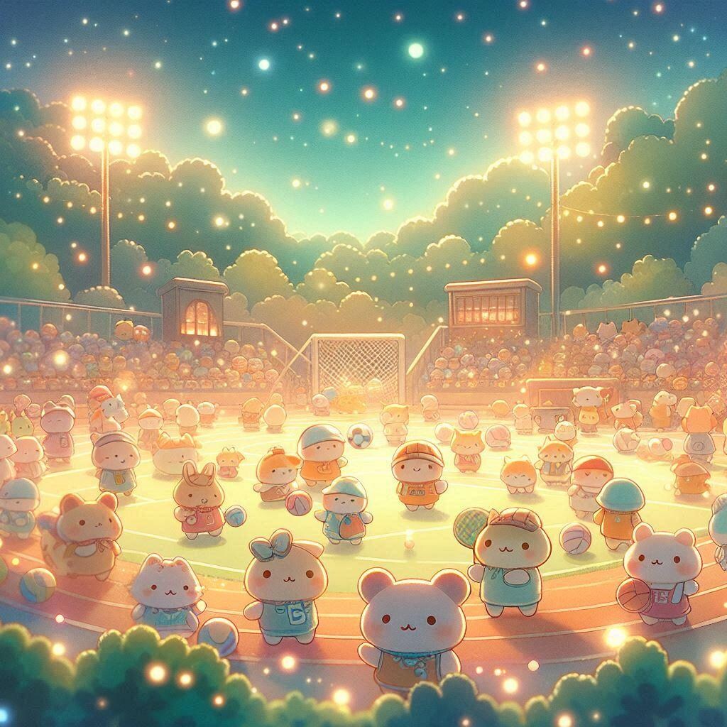 森の中のスポーツ場