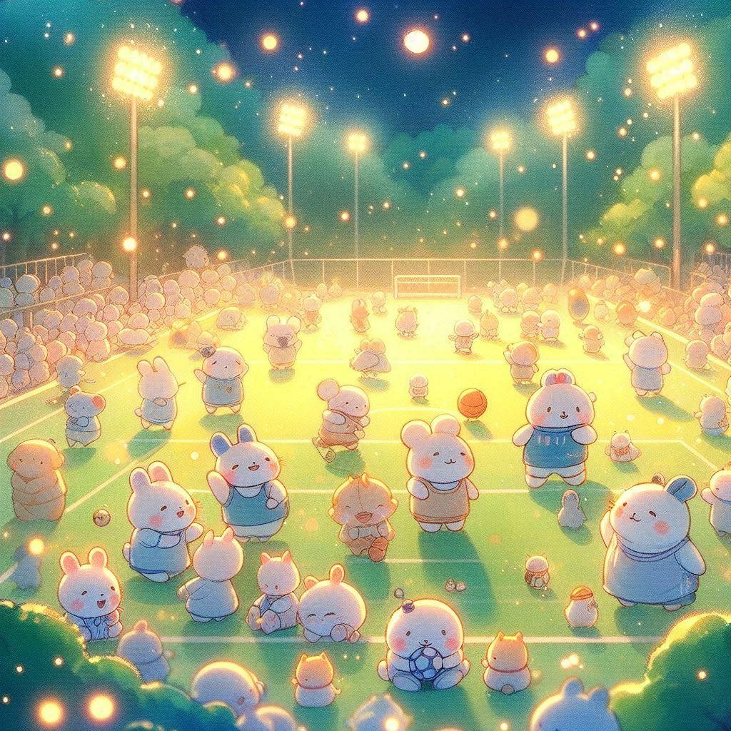 森の中のスポーツ場