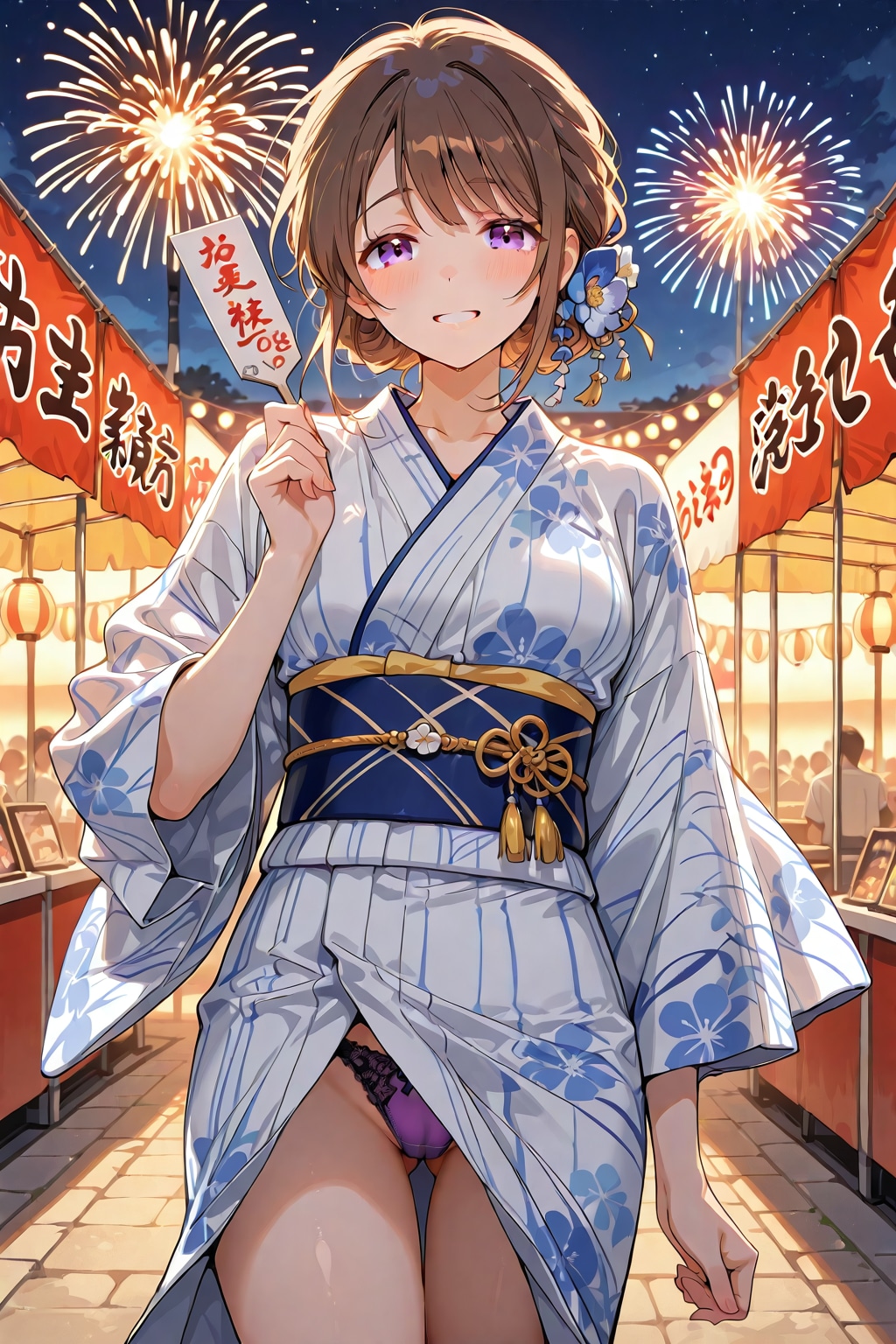 祭りパンちら