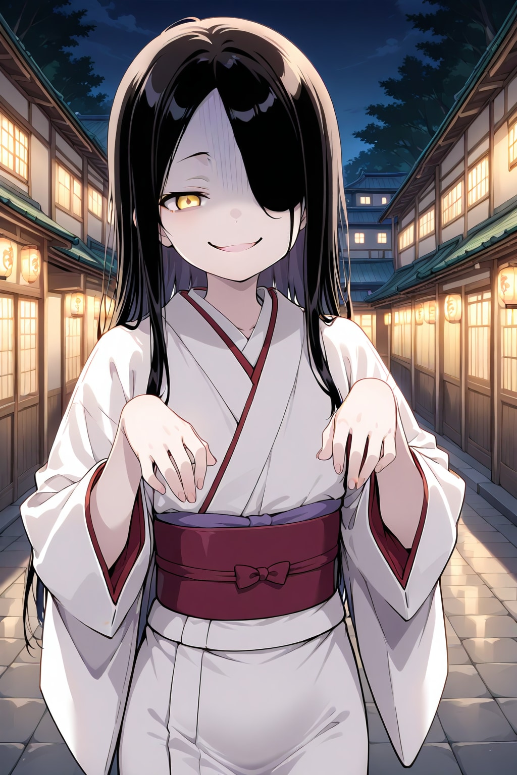 おはよう！満面の笑みのユウ子さん