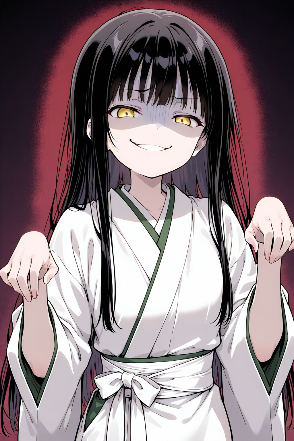 おはよう！満面の笑みのユウ子さん