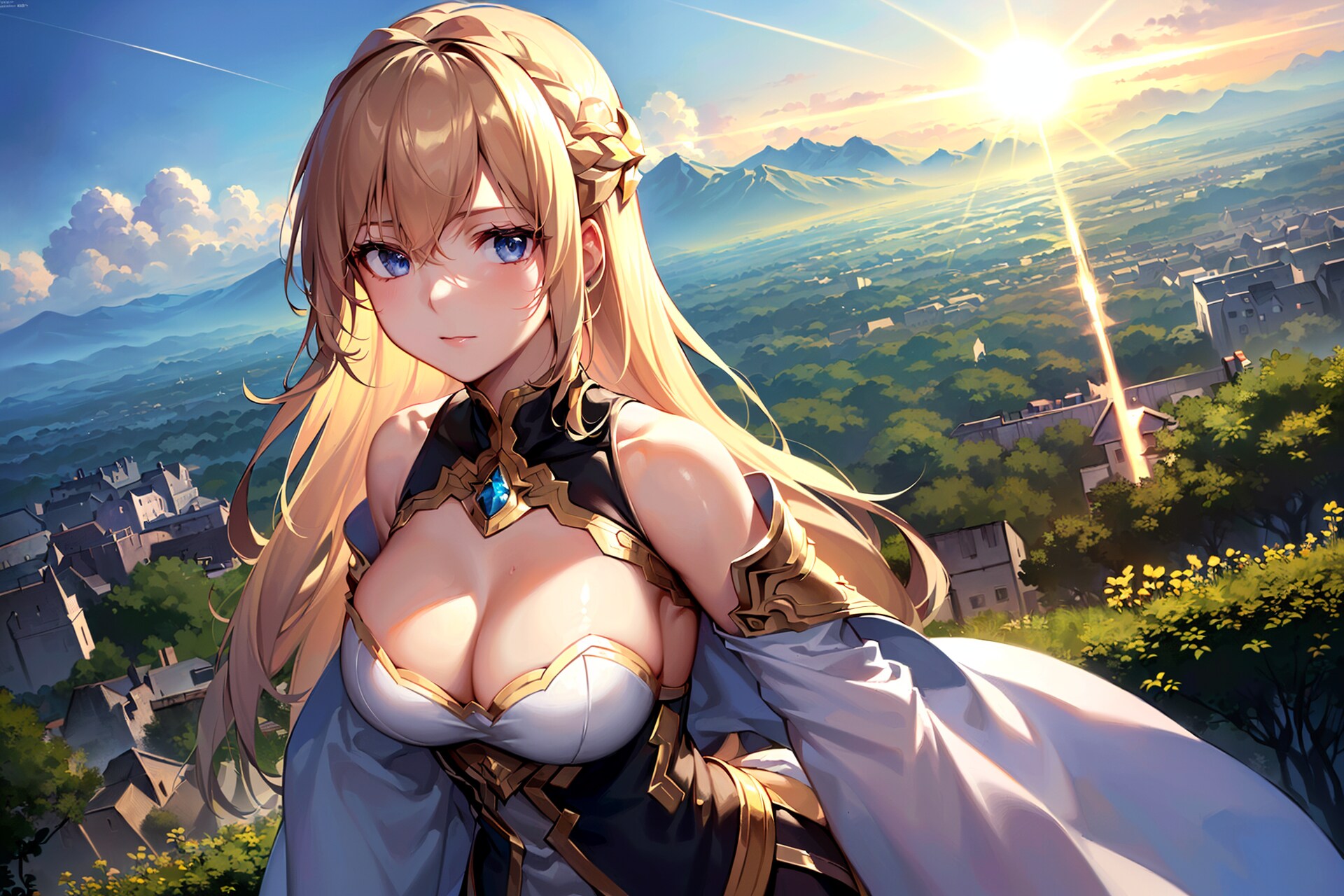 旅立つ聖女様