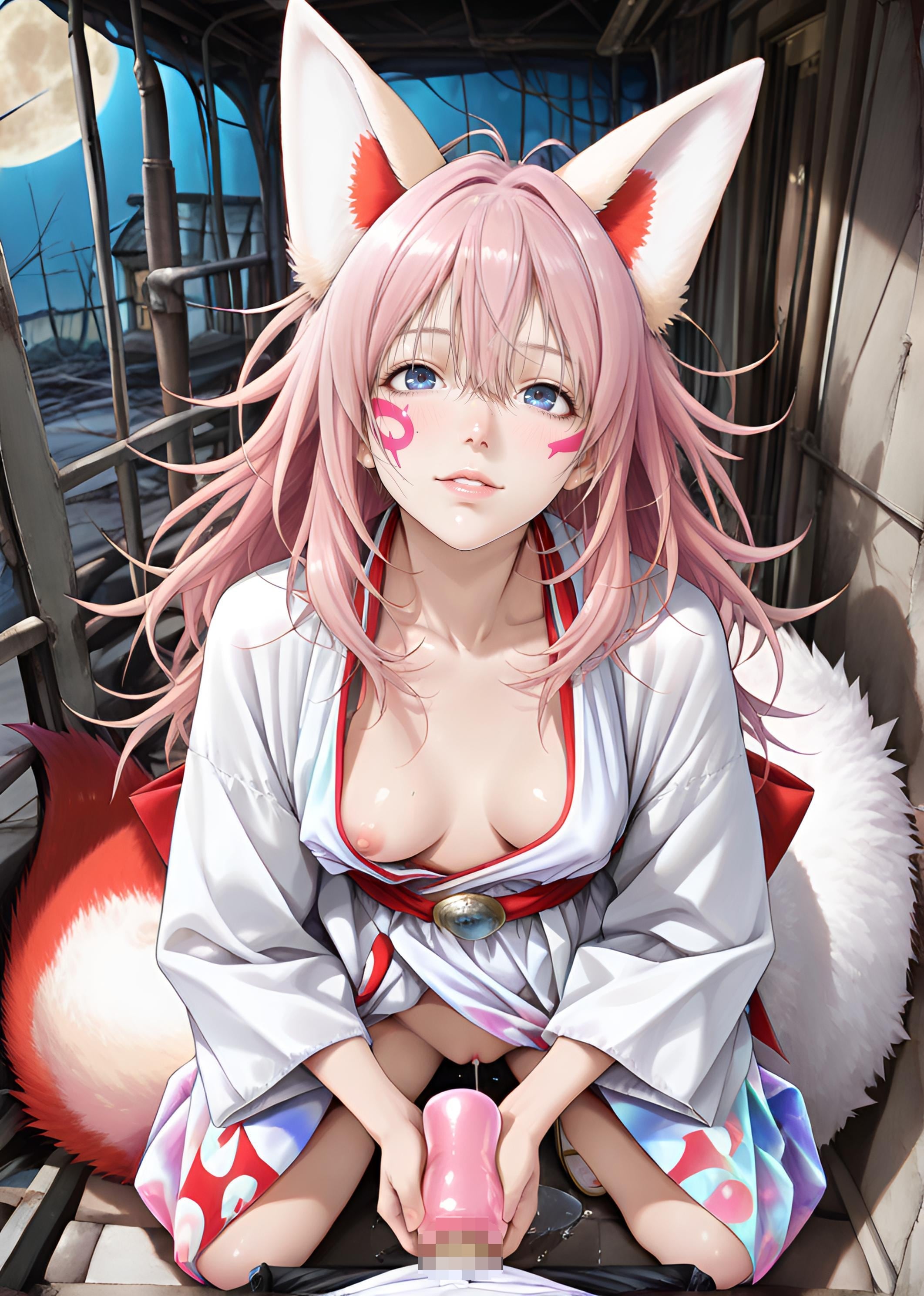 夜桜明里（YozakuraAkari）かわいい、お○ん○ん
