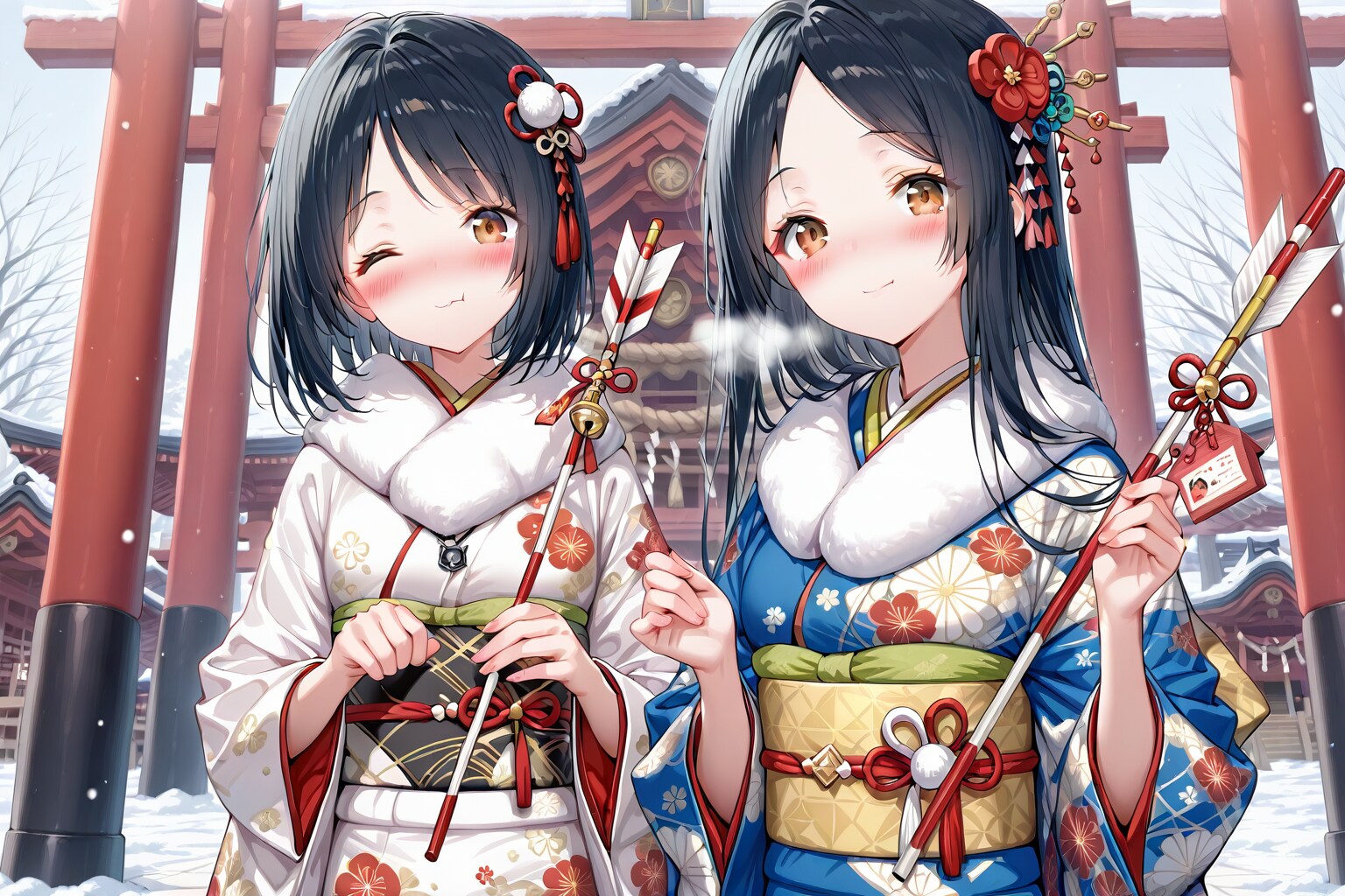 初詣④ | の人気AIイラスト・グラビア