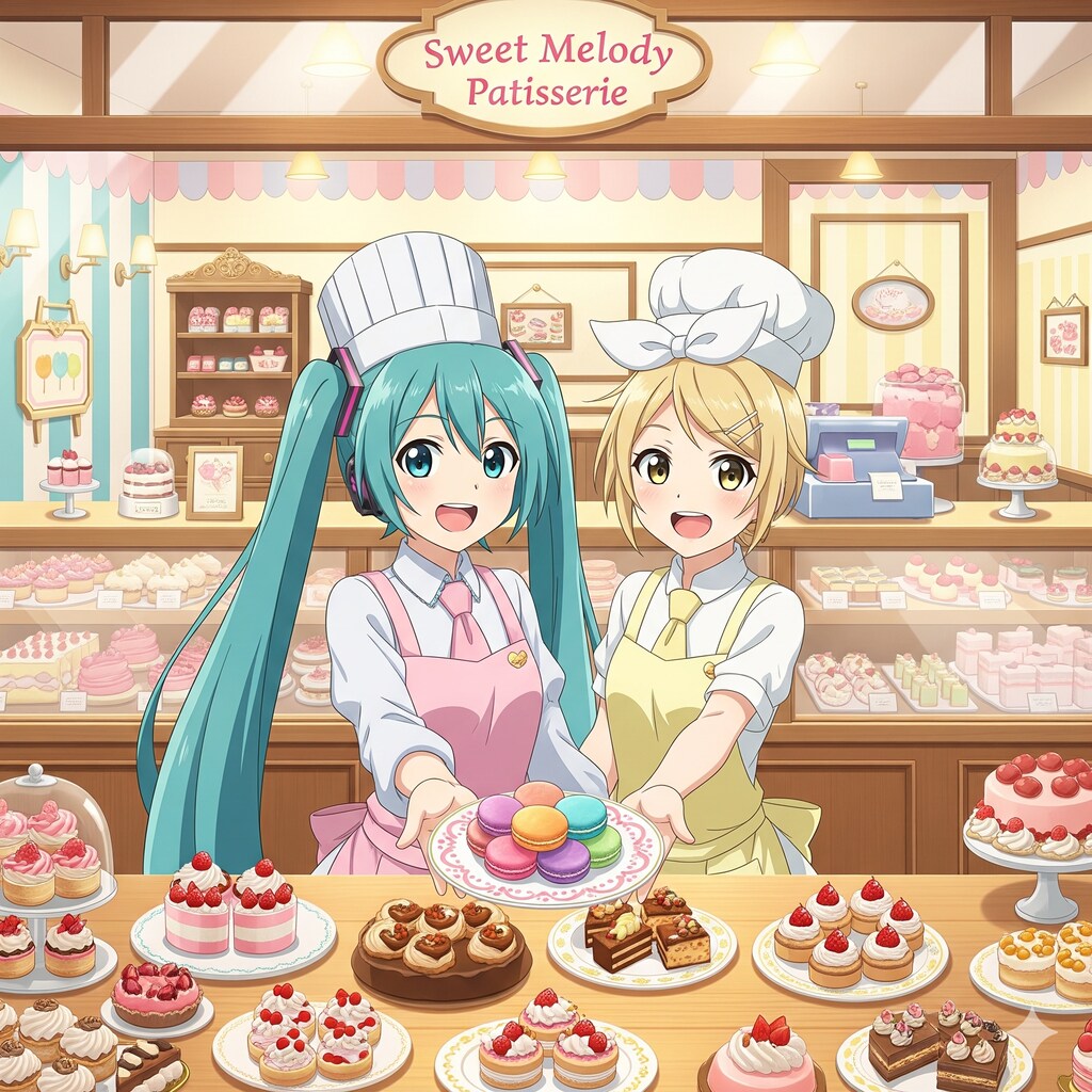 パティシエ ミクさんリンさん