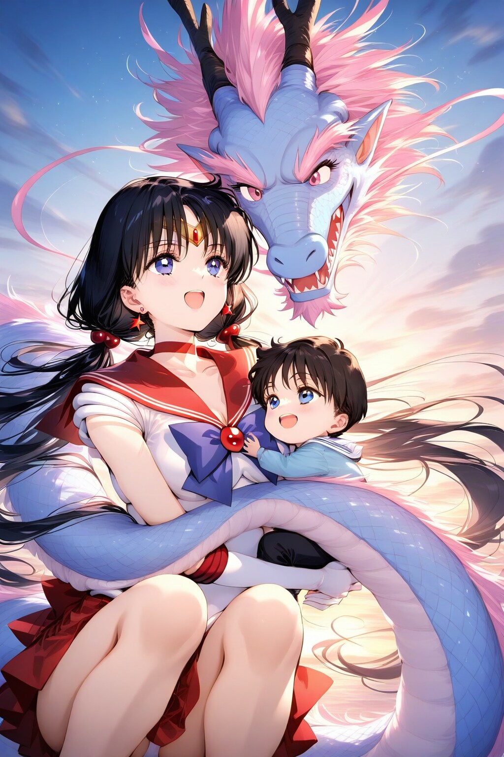 水神様✖️乱麗✖️麗馬