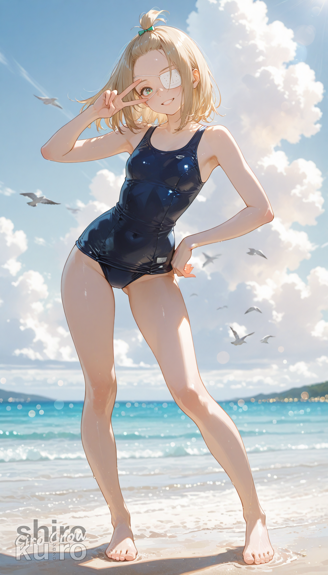 スク水で中二病