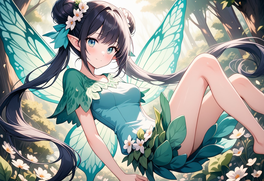 妖精の羽模様