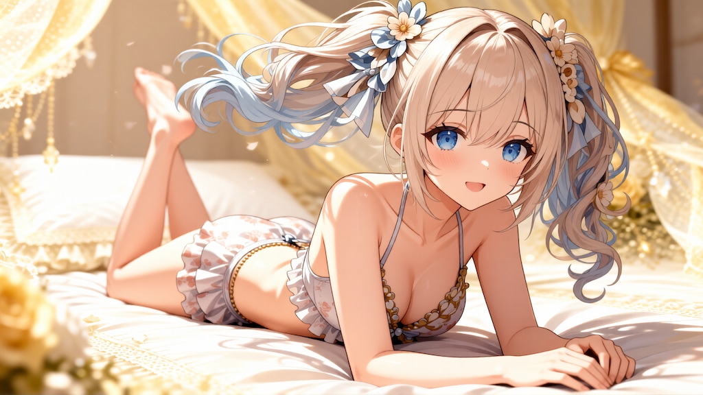 金髪少女と水着　その15-5
