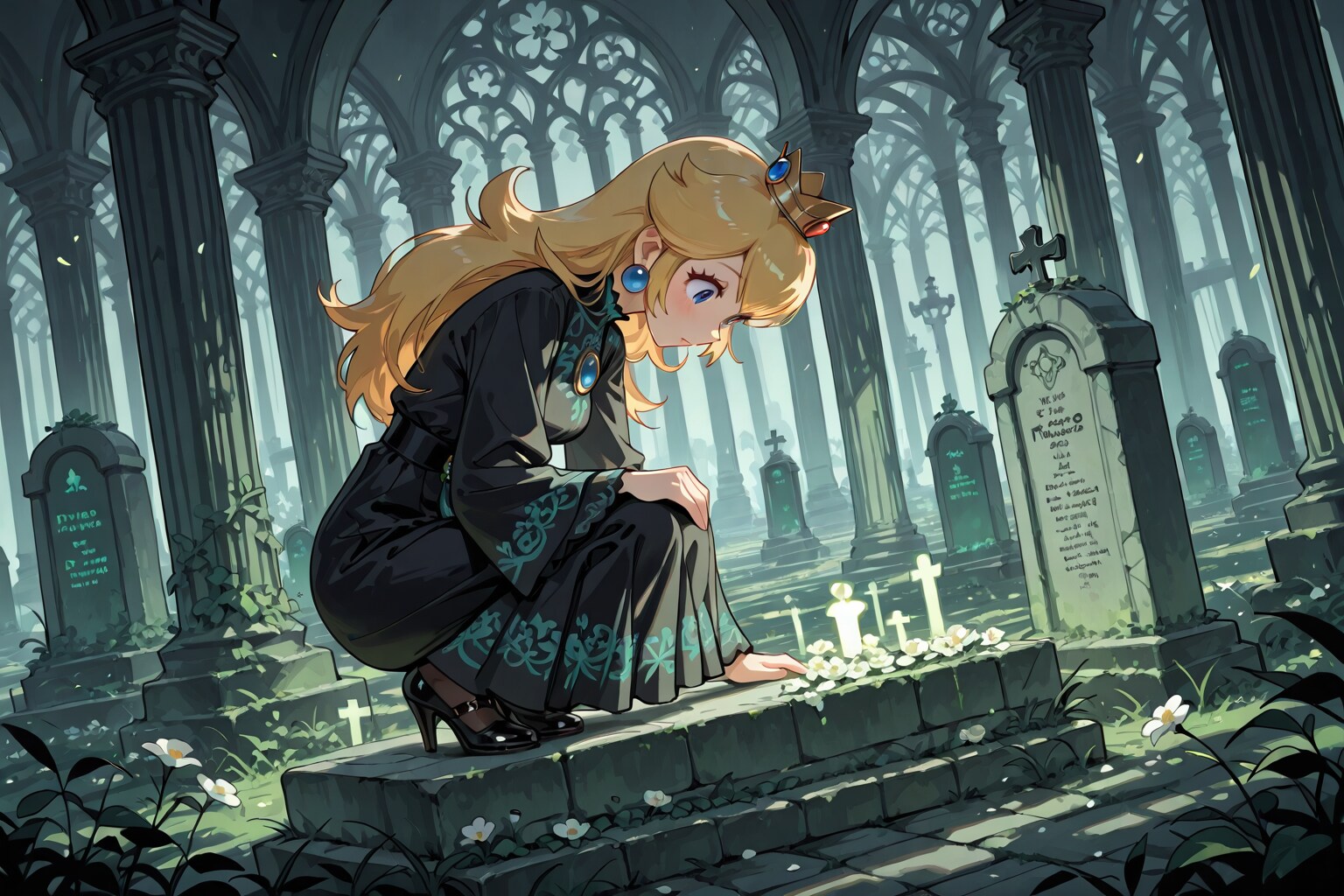 Visiting a Grave | の人気AIイラスト・グラビア
