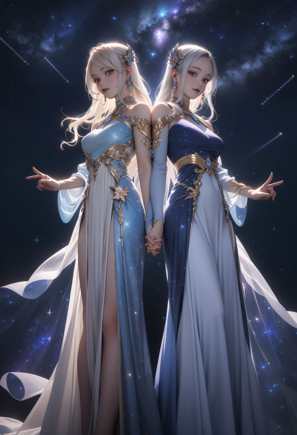 ふたご座：カストルとポルックスでもともとガチムチの野郎なんだけど美少女になってもらったよ