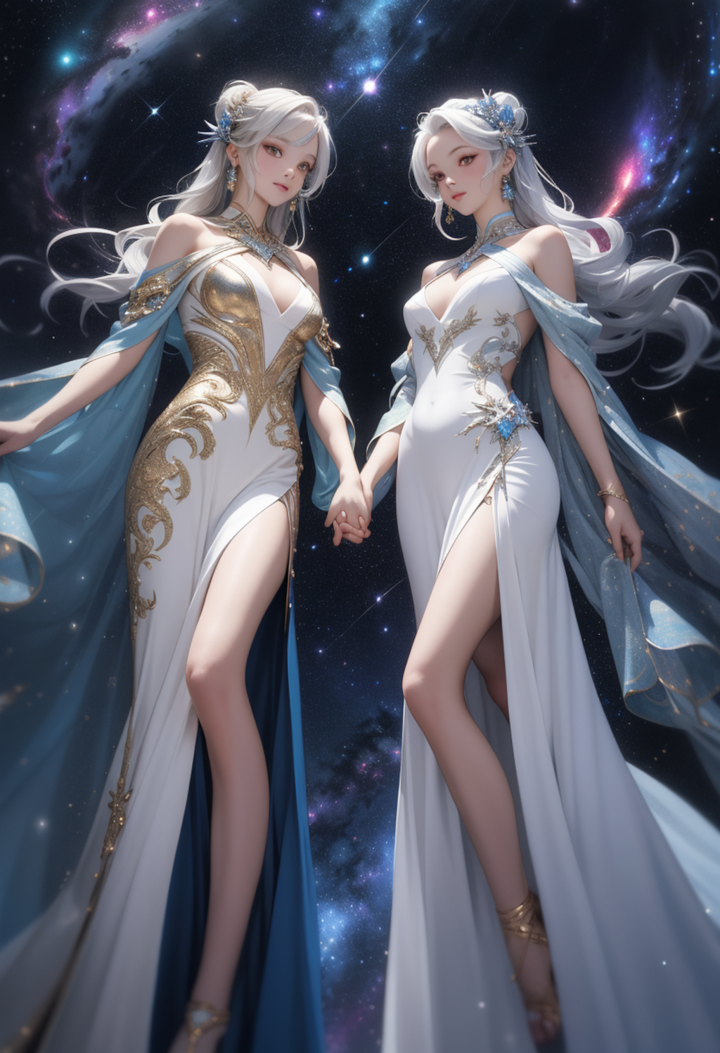 ふたご座：カストルとポルックスでもともとガチムチの野郎なんだけど美少女になってもらったよ