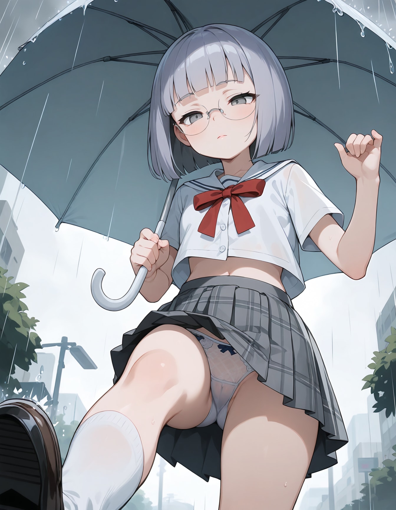雨でもお構いなしか…